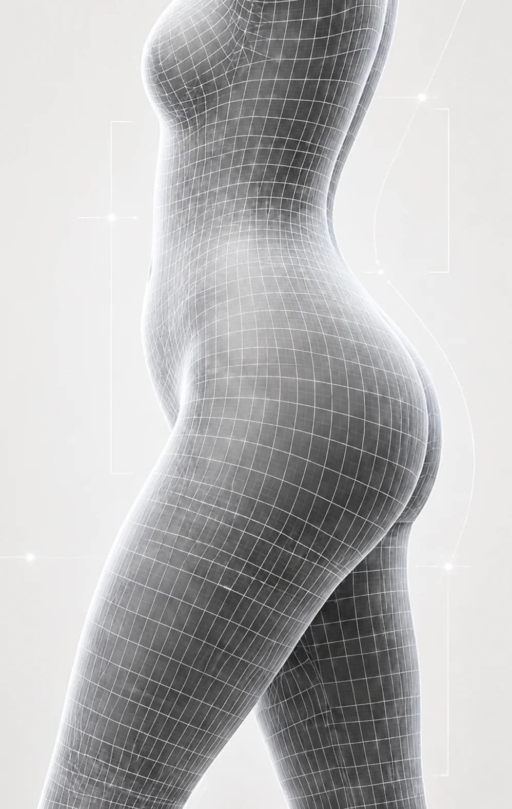 Knot body scan app on phone