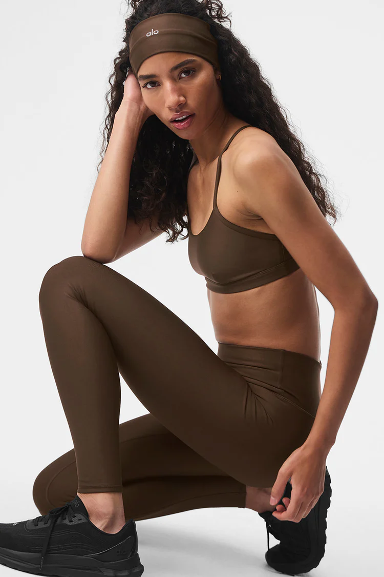 Navy tailored leggings, studio shot